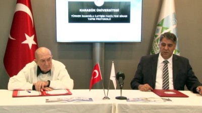 iletisim fakultesi - Türker İnanoğlu İletişim Fakültesi protokolü imzalandı - KARABÜK Videosu