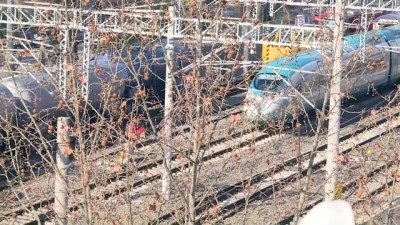 kabil - Ankara'da akaryakıt yüklü trenin raydan çıkması (4)  Videosu