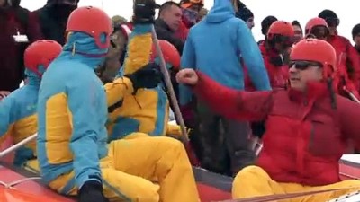 rafting yarisi - Kar raftingi yarışması - ERZURUM Videosu