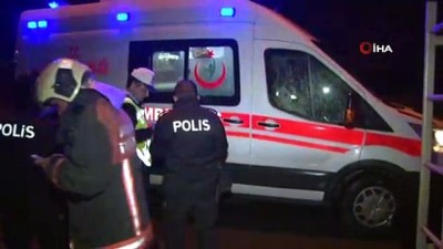 servis araci -  Başkent’te EGO otobüsü devrildi: 1 yaralı  Videosu