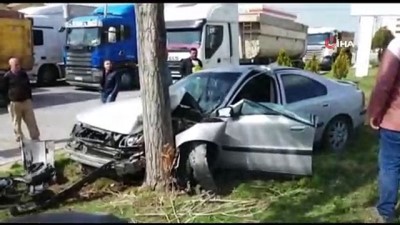 petrol -  Çinli avukat arkadaşıyla kazada yaralandı  Videosu