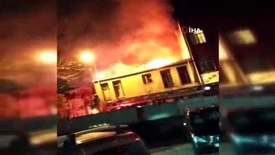 gariban -  Fatih'te metruk bina alev alev böyle yandı Videosu