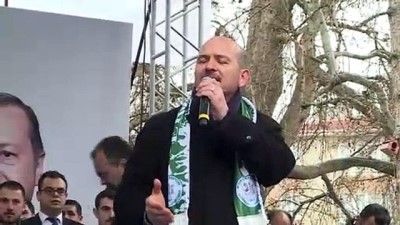 hastane - Soylu: 'Kimse terör örgütlerine müsamaha göstereceğimizi düşünmesin' - KONYA Videosu