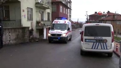 hastane -  Başkent'te çıkan yangında ailesini kurtardı kendisi yaralandı  Videosu