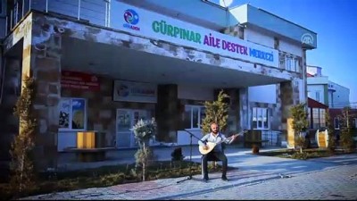 engelli vatandas - 'Bambaşka Gürpınar için çal' projesi - VAN Videosu