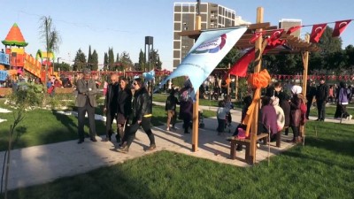 Görevlendirme yapılan belediyeden toplu park açılışı - MERSİN