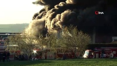 kimyasal maddeler -  - Hadımköy’deki fabrika yangını 9 saattir devam ediyor Videosu