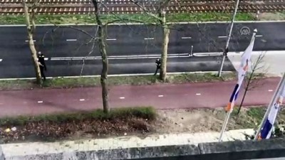 yazili aciklama - Hollanda'da silahlı saldırı - Polisin saldırgana müdahale anı - UTRECHT Videosu