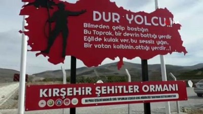 askeri kiyafet -  Kırşehir’de Şehitler Haftası'nda hatıra ormanı oluşturuldu  Videosu