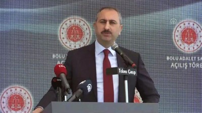 Adalet Bakanı Gül: 'Ne özgürlükleri güvenliğimize ne güvenliğimizi hak ve özgürlüklerimize feda edemeyiz' - BOLU 