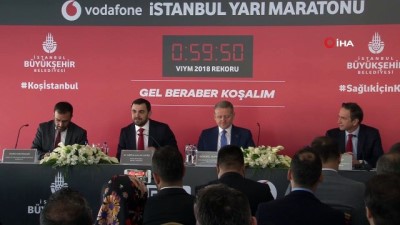mihenk tasi - Vodafone İstanbul Yarı Maratonu basın toplantısı yapıldı  Videosu