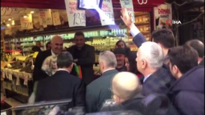  Binali Yıldırım, Pendik esnafını ziyaret etti 