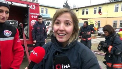 afet bolgesi -  Gönüllü itfaiyecilere zorlu eğitim  Videosu