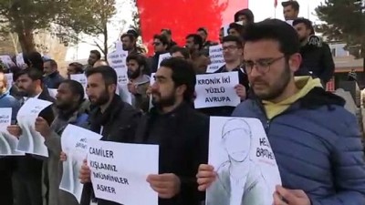 Atatürk Üniversitesi öğrencileri, Yeni Zelanda'daki terör saldırısını protesto etti - ERZURUM