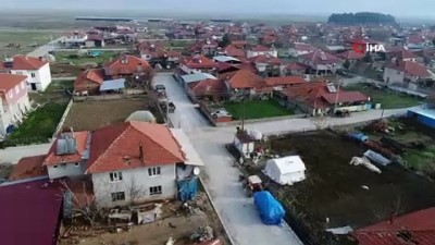 depremzede -  Deprem çadırlarında yaşam havadan görüntülendi  Videosu
