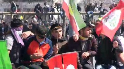 nevruz atesi - HDP'nin nevruz kutlamaları sonrası gerginlik - DİYARBAKIR Videosu