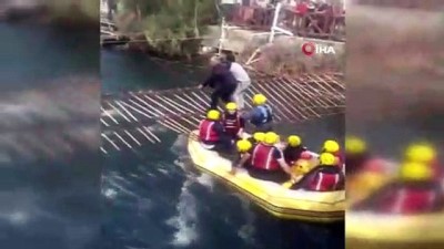 amator kamera -  Raftingde korku dolu anlar  Videosu