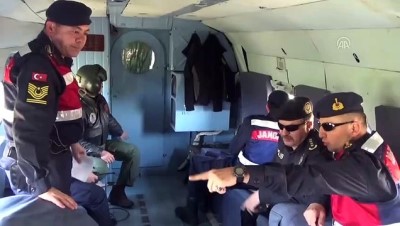 Afyonkarahisar’da helikopter destekli denetim