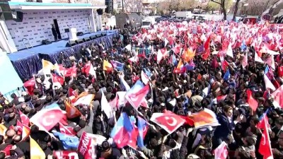 AK Parti Konya mitingi - Ulaştırma ve Altyapı Bakanı Cahit Turhan - KONYA 