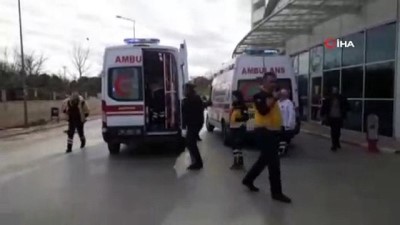  Bafra'da kendini asmak isteyen şahsı, eşi ipten aldı
