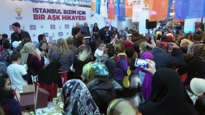 Binali Yıldırım, Kartal'da Kadın Kolları üyeleri ile buluştu - İSTANBUL