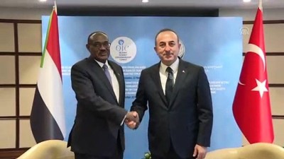 amed - Dışişleri Bakanı Çavuşoğlu, Sudan Dışişleri Bakanı Eldirdieri Mohamed Ahmet ile görüştü - İSTANBUL Videosu