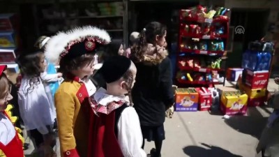 maskeli balo - İsrail'de 'Purim Bayramı' kutlanıyor - KUDÜS Videosu