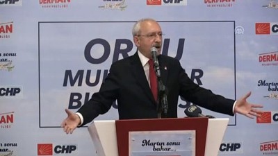 Kılıçdaroğlu: 'Otomobil üreteceğiz diyorlar. Nerede kaldı bu' - ORDU 