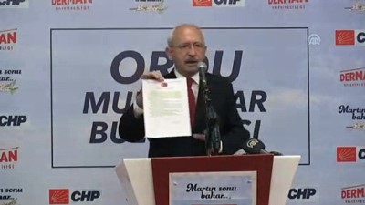 50 milyon dolar - Kılıçdaroğlu : '(Tank palet fabrikası) Katar sözleşmesini iptal et, 50 milyon doları bir hafta içerisinde bulmazsam ben siyaseti bırakacağım' - ORDU  Videosu