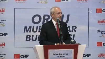 Kılıçdaroğlu : 'Yakında fındık ithal ederlerse hiç şaşmayın' - ORDU 