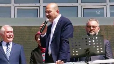 Soylu: '(Figen Yüksedağ'a) Sen sırtını PKK'ya, PYD'ye yaslarsın ha, şimdi sana dört tane duvar verdik' - ANKARA 