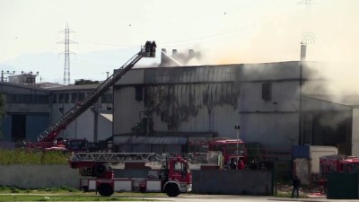 tekstil fabrikasi - Tekstil fabrikasında yangın (2) - BURSA  Videosu
