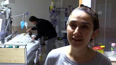 karaciger nakli - 7 aylık bebeğine bir kez daha hayat verdi- İZMİR  Videosu