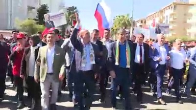 Çavuşoğlu, 'Büyük Alanya Yürüyüşü’ne katıldı - ANTALYA