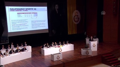 genel kurul - Galatasaray Başkanı Cengiz kulüp giderleri hakkında bilgi verdi - İSTANBUL  Videosu