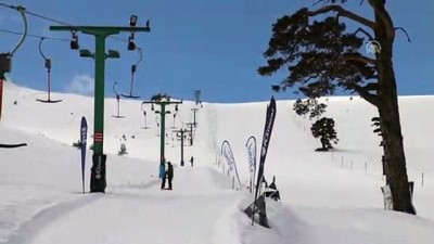 kayak merkezi - Kartalkaya'da sezon sona erdi - BOLU  Videosu