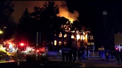 mektep - Tarihi okulda yangın (2) - DENİZLİ Videosu
