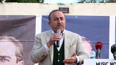 Bakan Çavuşoğlu: 'Sizi terör örgütleriyle birleştiren ne' - ANTALYA