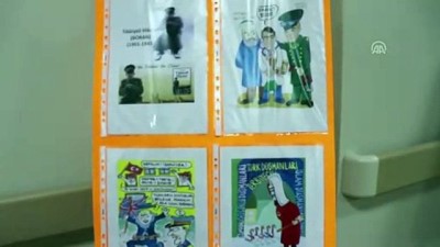 biyokimya - Doktorun karikatürleri hastane koridorlarında sergileniyor - ORDU  Videosu