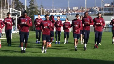 Trabzonspor'da Antalyaspor maçı hazırlıkları - TRABZON