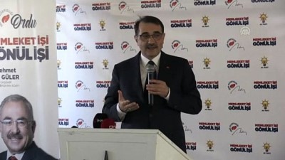 petrol - Bakan Dönmez: 'Şu anda tükettiğimiz petrolün ancak yüzde 8 ila 10'unu üretebiliyoruz' - ORDU  Videosu