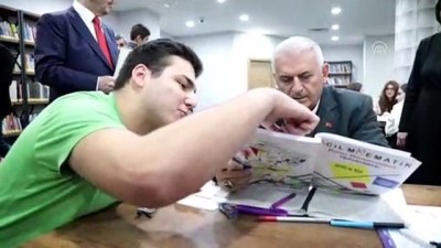 ders calis - Binali Yıldırım öğrencilerle problem çözdü - İSTANBUL Videosu