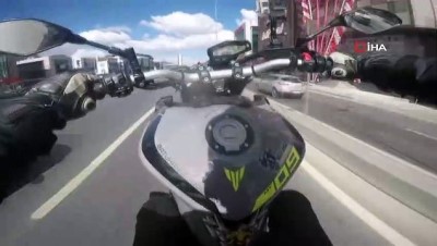 saglik testi -  E-5 Karayolu’nda sevgilisine dehşeti yaşatan motosikletli maganda yakalandı Videosu