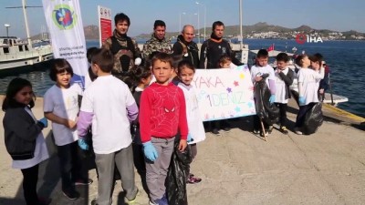 sosyal sorumluluk projesi -  Yalıkavak’ta deniz dibi temizliği yapıldı  Videosu