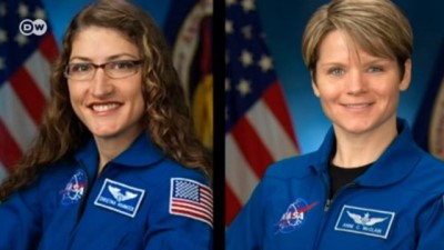 Kadın astronotun bedenine uygun giysi bulanamadı 