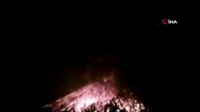 sosyal ag -  - Faaliyete geçen Popocatepetl Yanardağı korkuttu  Videosu