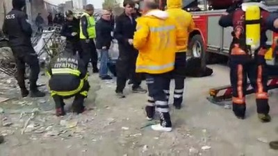 iskit - İskitler Ata Sanayi Sitesi'nde 3 katlı metruk binada yangın : 5 ölü 11 yaralı (4) - ANKARA  Videosu