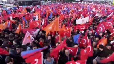 AK Parti Bağcılar Mitingi - Ulaştırma ve Altyapı Bakanı Turhan - İSTANBUL