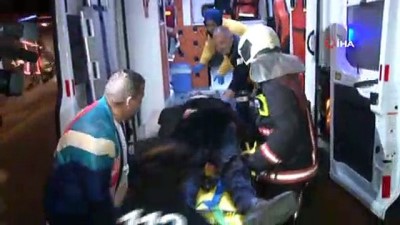  Başkent’te sebze yüklü kamyon hurdaya döndü 