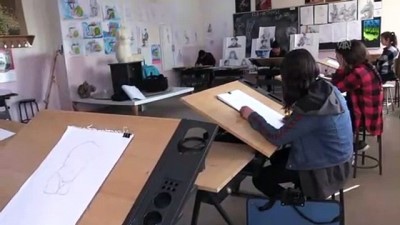 lise ogrencisi - 'Diriliş Ertuğrul' sevgisi Şırnaklı öğrencilerin kara kalemlerine yansıdı - ŞIRNAK  Videosu